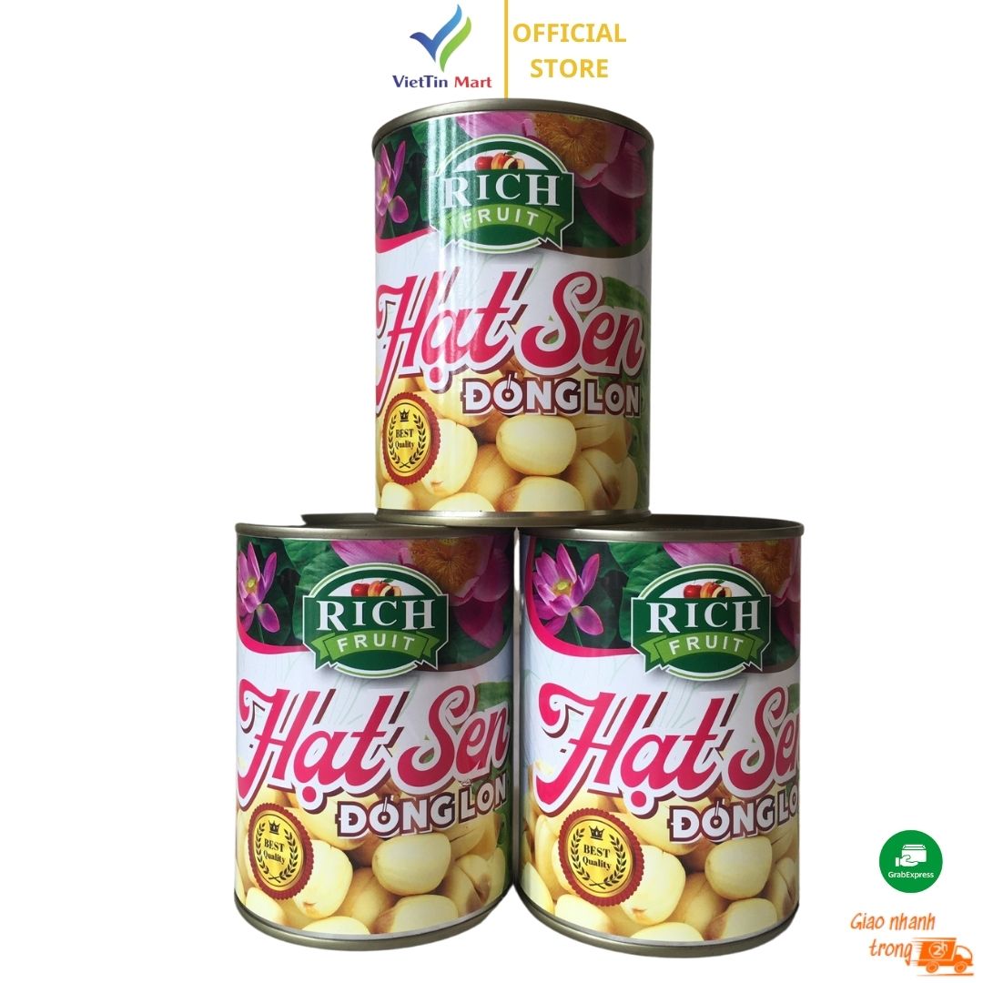 Hạt Sen Đóng Lon RICH FRUIT 565g