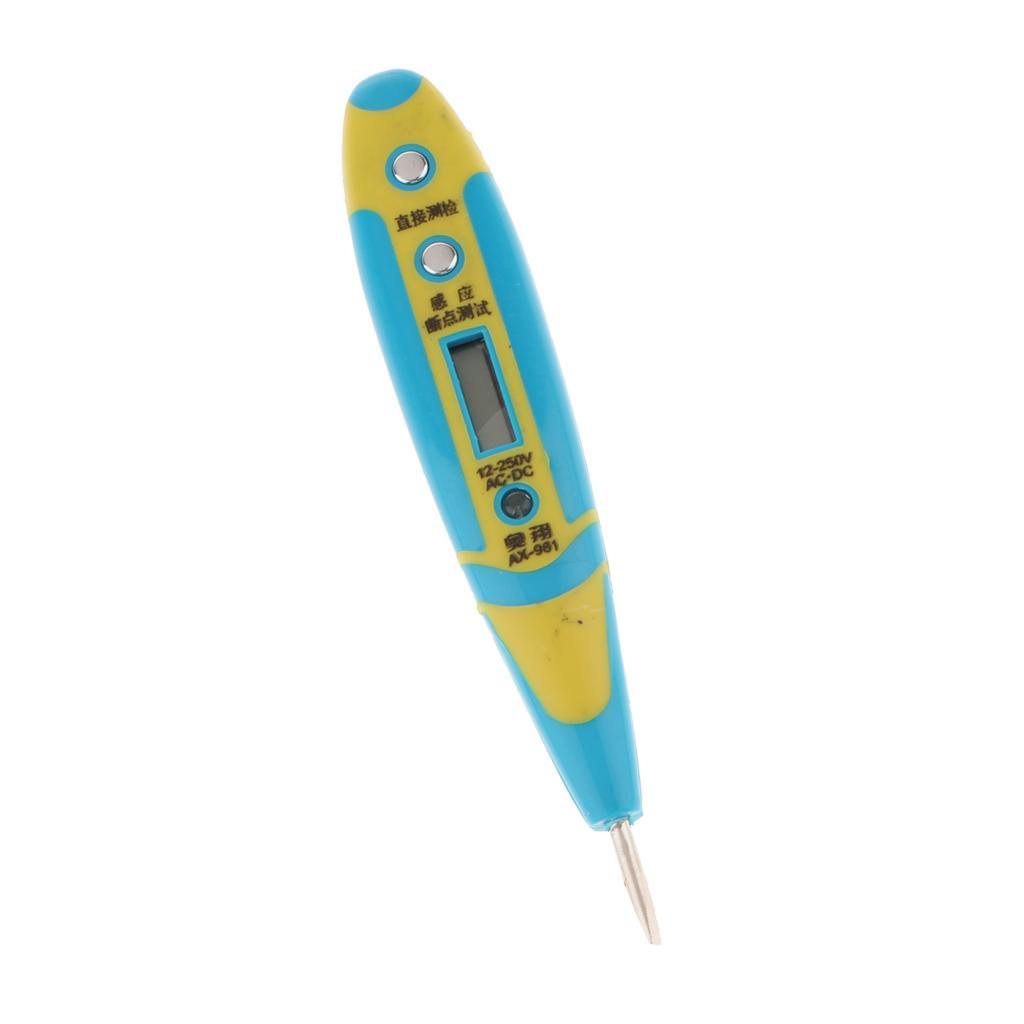AC/DC Non-Contact Electric Test Pen Digital Voltage Detector Tester 12-250V