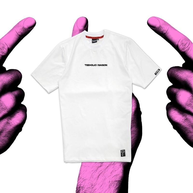 Áo Thun Unisex TeeHolic In Hình Bàn Tay Màu Trắng THS