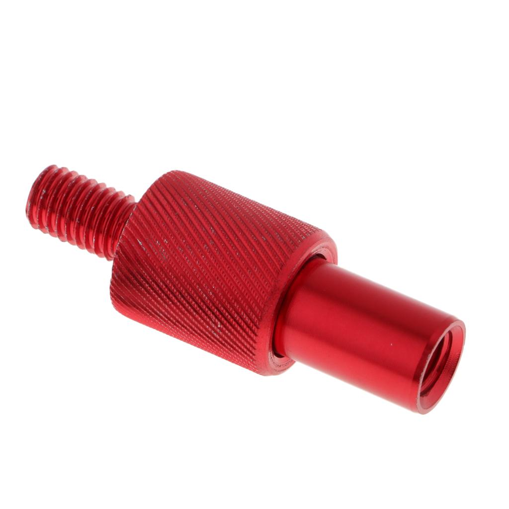 Fishing Landing Net Connector Fishing Rod Thread Quick Release Adapter Red