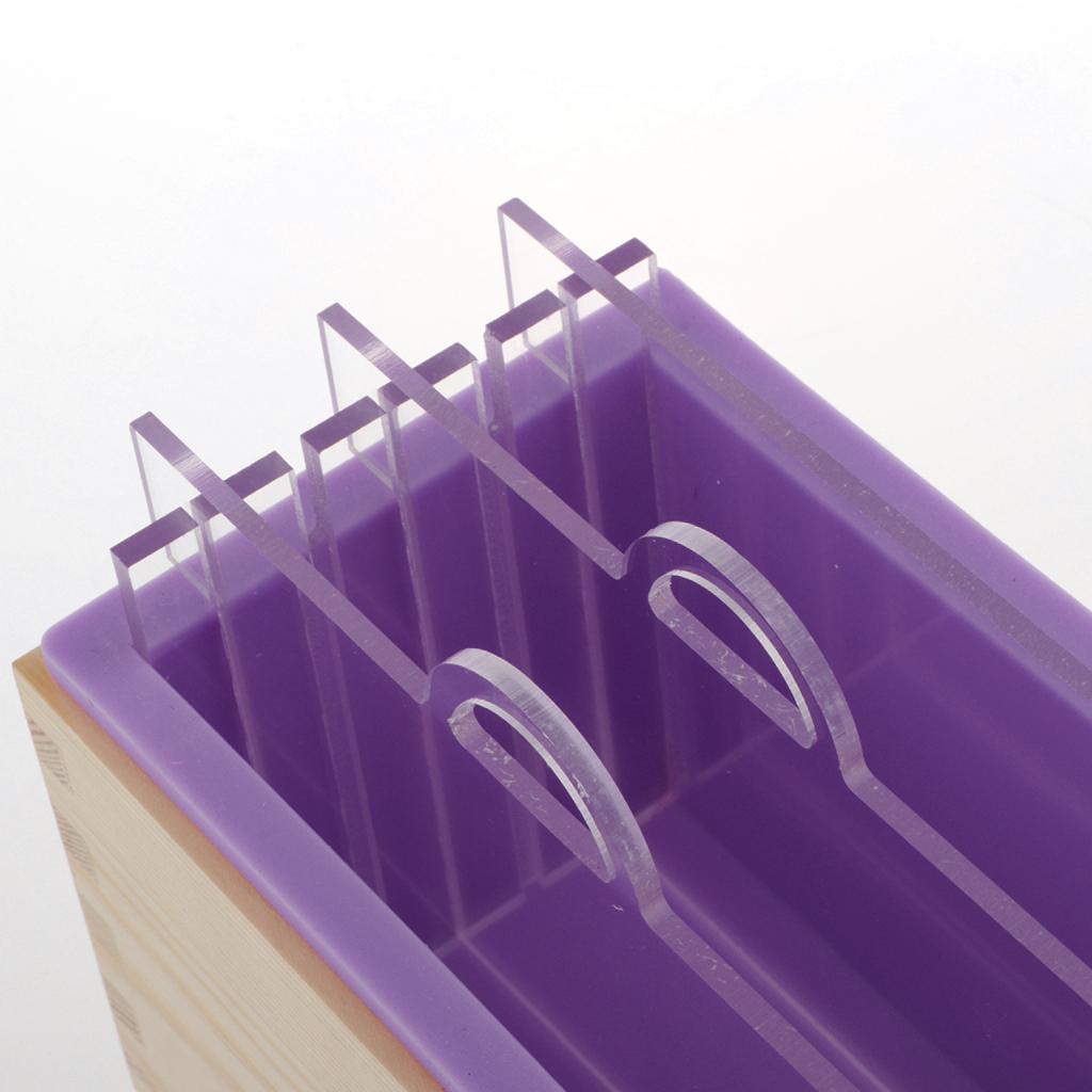 Silicone Soap  Box Acrylic Board DIY Toast Loaf Soap
