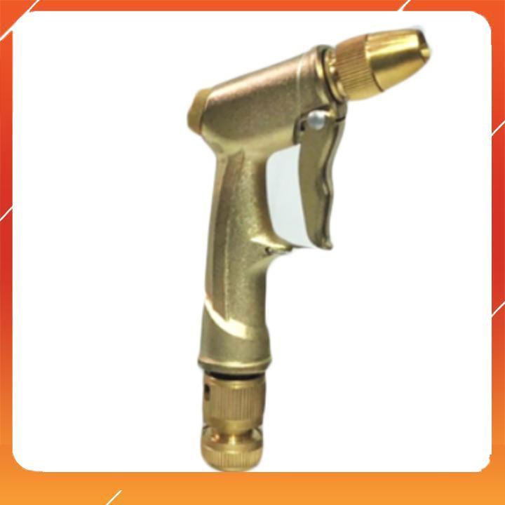 Bộ dây vòi xịt bơm nước tưới rửa , tăng áp 3 lần, loại 7m, 10m 206701-1 đầu đồng,cút đồng+ đai