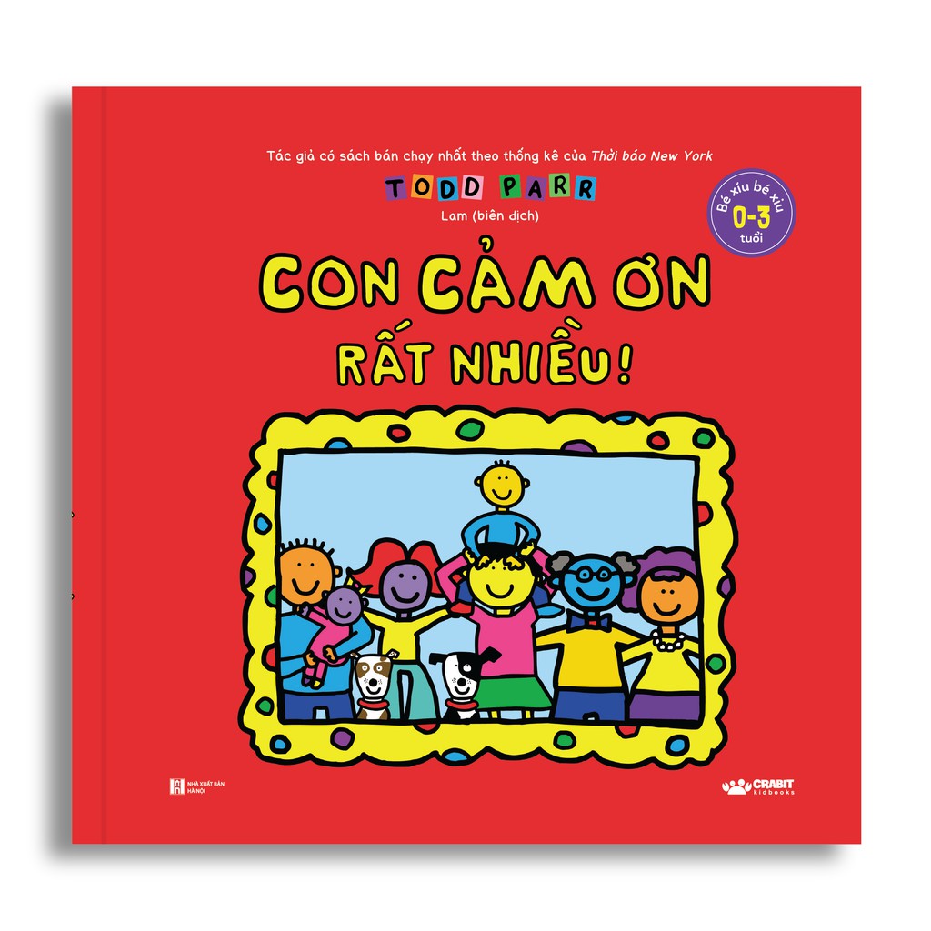 Sách - Bộ 5 cuốn Bé xíu bé xiu - Todd Parr - Bồi đắp những kỹ năng xã hội đầu đời - Crabit Kidbooks