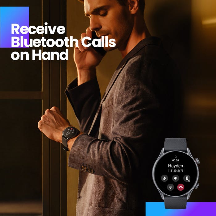 Đồng hồ thông minh cao cấp Huami Amazfit GTR 3 PRO - Nghe gọi trực tiếp - Theo dõi sức khỏe 24h - Chống nước 5 ATM - Hàng Chính Hãng