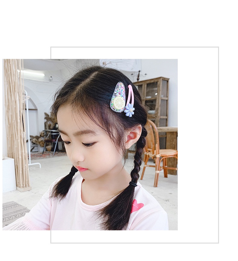 Set 5 Kẹp Tóc Hoa Quả Xinh Xắn Dành Cho Bé Gái