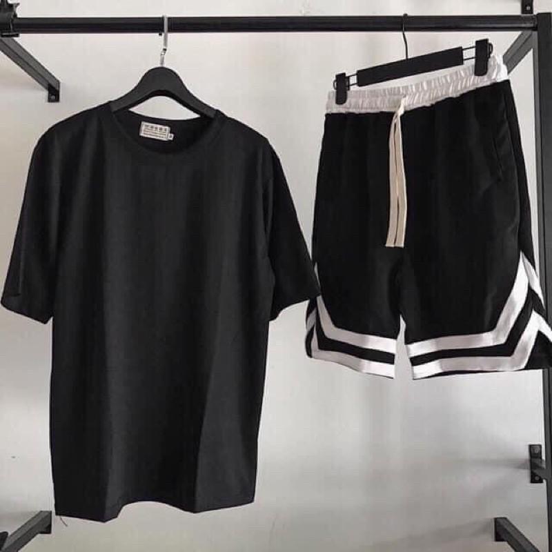 Quần Đùi V, Quần Short Unisex Viền Ống Thể Thao