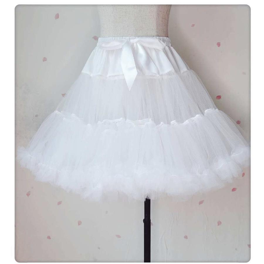 Tùng phồng váy Lolita ngắn không gọng bèo đám mây dài 55cm SP2220919
