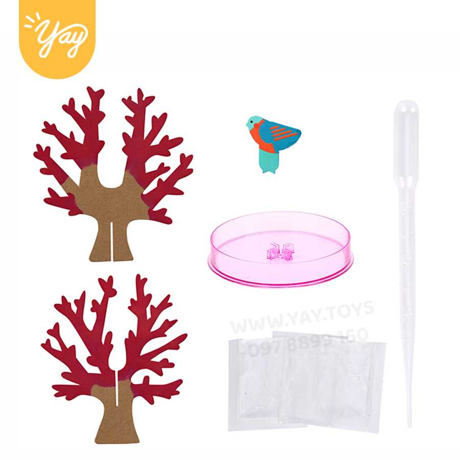 Cây Hoa Anh Đào Sakura Trang Trí Thần Kỳ Tự Nở Cho bé 3+ - Tooky Toy