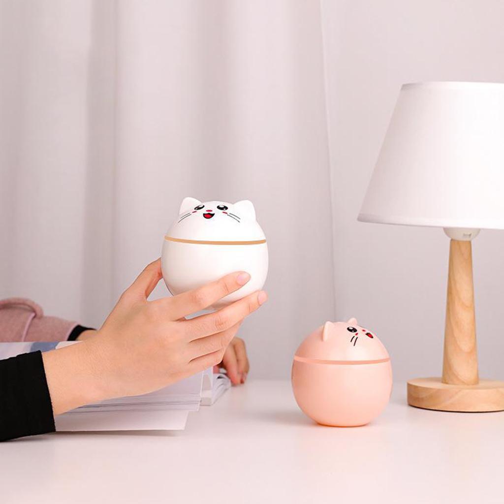 Humidifier Air Purifier Ultrasonic Aroma Diffuser LED USB Lamp 300ML