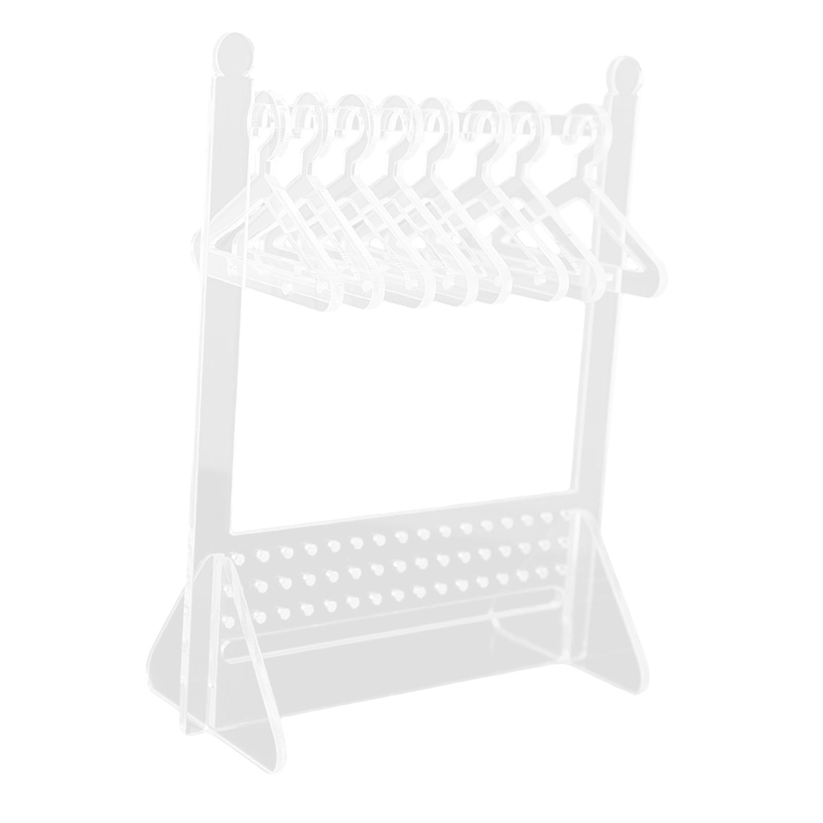 Earring Display Stand Jewelry Organizer with Coat Hanger Decor for Dangle