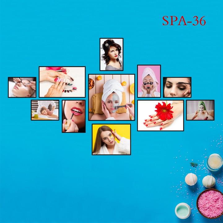 Tranh nail, tóc, salon, hóc tóc, gội dấu, spa.. trang trí tường