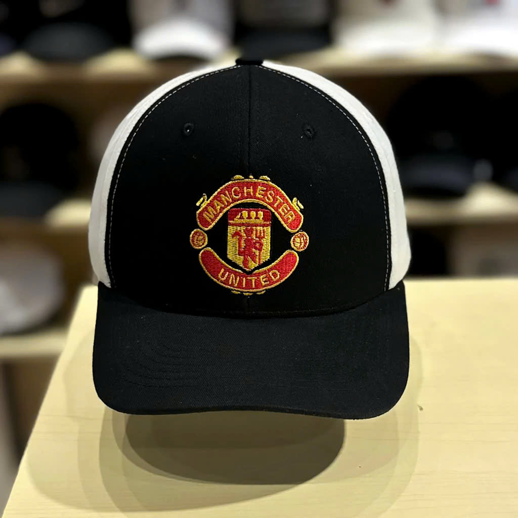 Nón kết, mũ lưỡi trai CLB Manchester United vải Kaki phối lưới đẹp thời trang thể thao