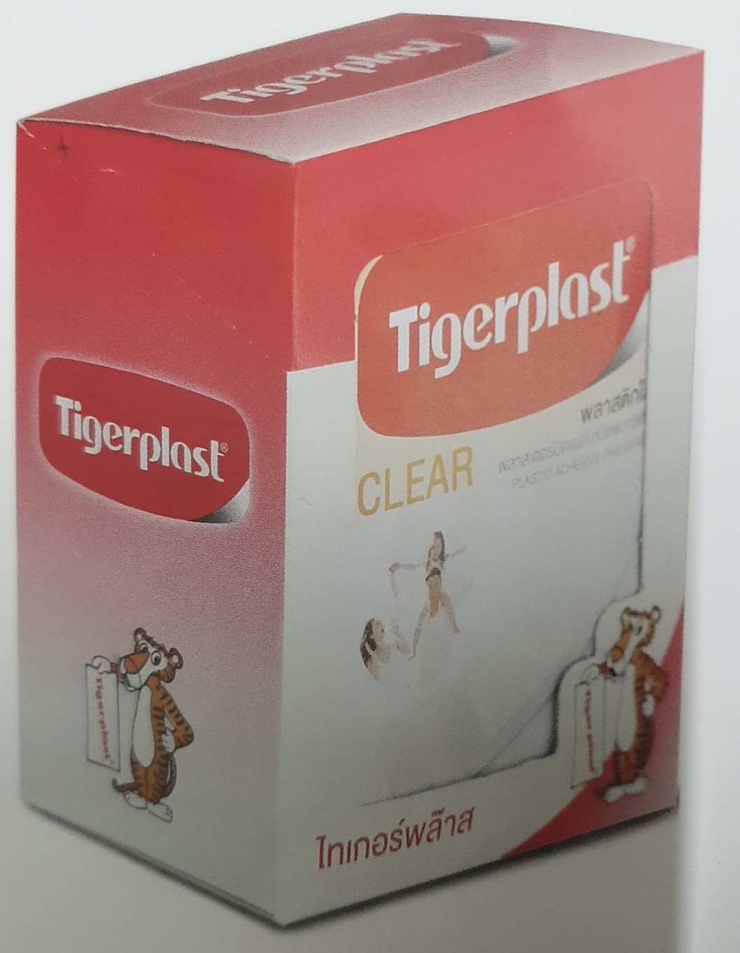 Băng cá nhân Tigerplast Clear Plastic Adhesive Pressing, trong suốt