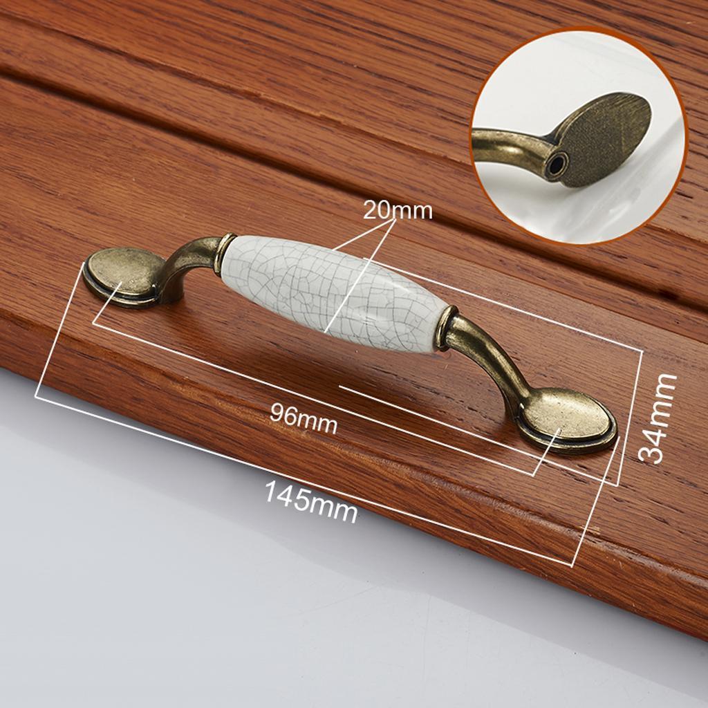 5 Pieces Vintage Elegant Cabinet Pull Knobs Door Handle