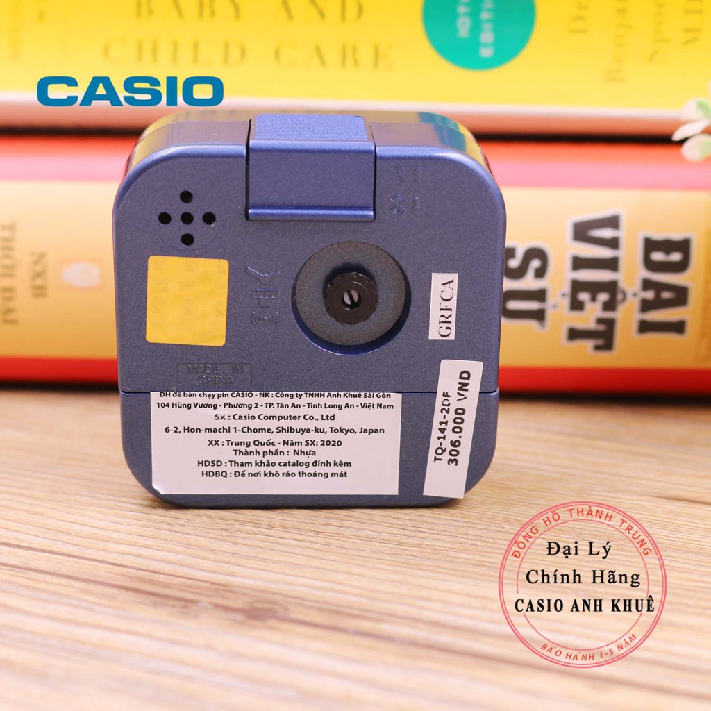 Đồng Hồ Để Bàn Casio TQ-141-2DF Có Báo Thức