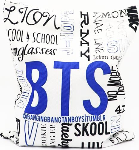 Túi tote vải thiết kế BTS