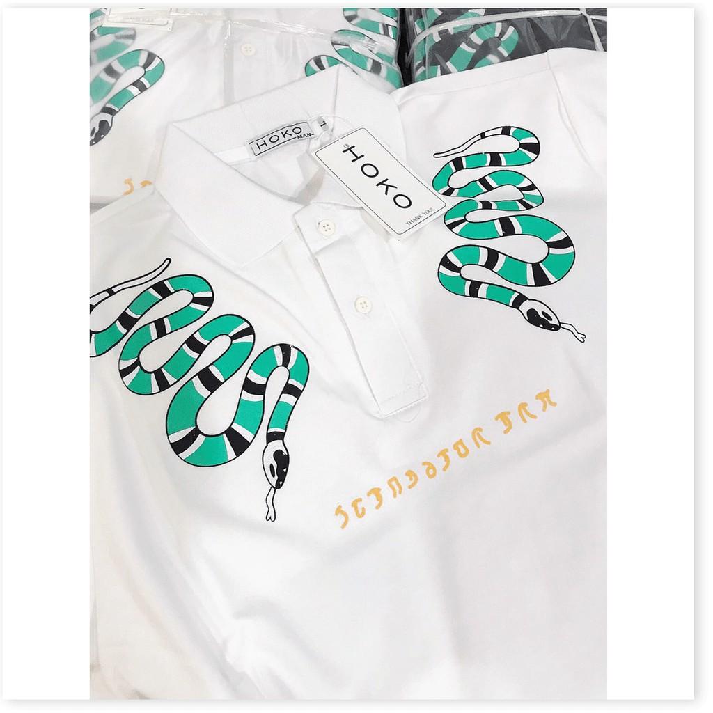 ÁO THUN CỔ TRỤ NAM,THIẾT KẾ HỌA TIẾT SIÊU NGẦU,CHẤT LIỆU VÃI THOÁNG MÁT LANA FASHION