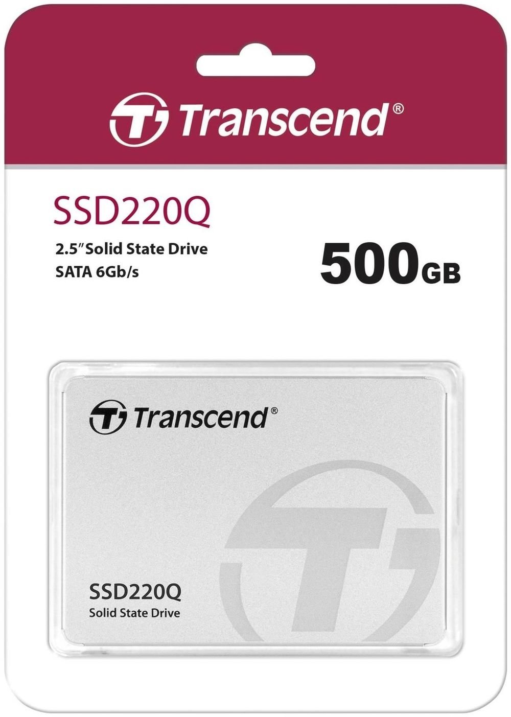 SSD Transcend 220Q 500GB 3D NAND 2.5-Inch SATA III  - TS500GSSD220Q - Hàng Chính Hãng