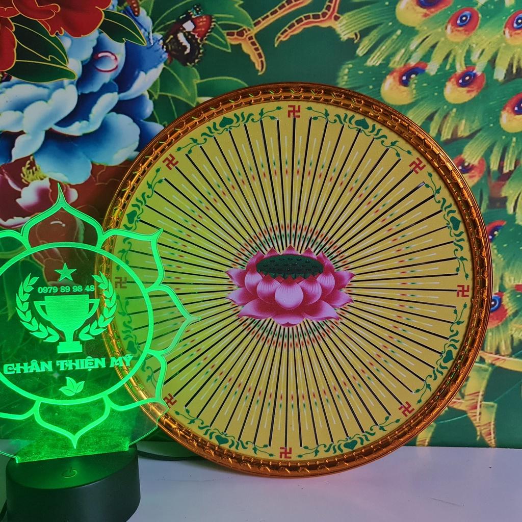 Đèn thờ hào quang hoa sen cơ lộng