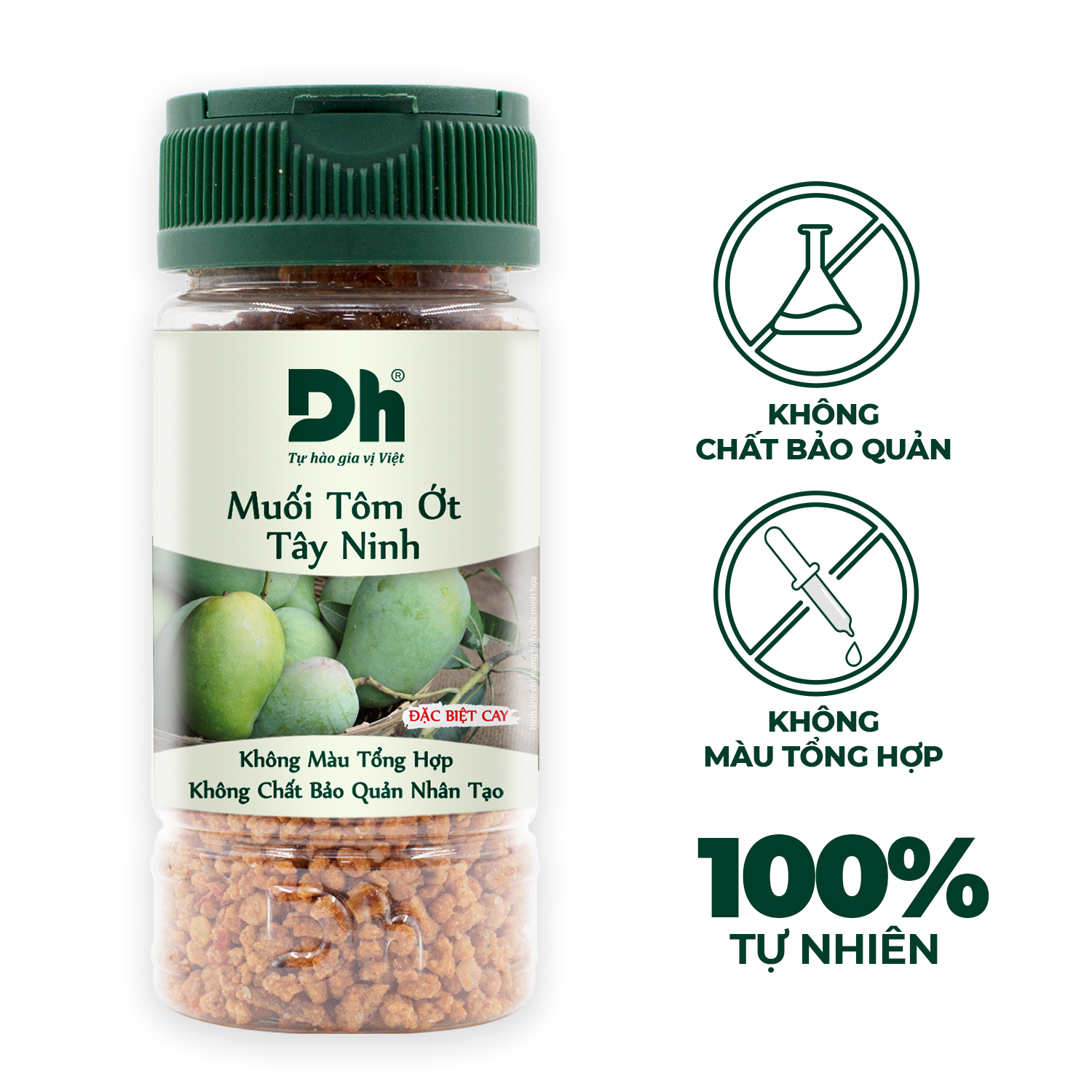 Muối tôm ớt kiểu Tây Ninh 60gr Dh Foods