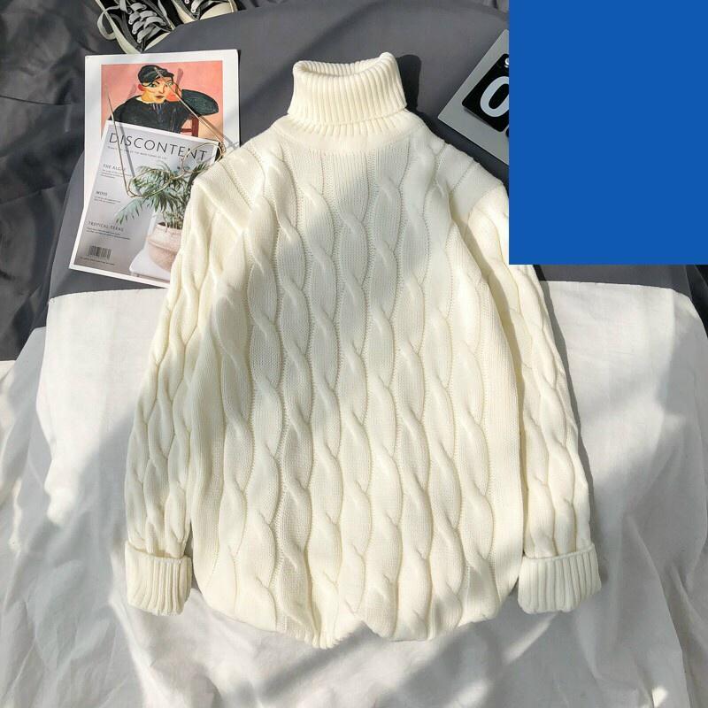 Áo Len Cổ Lọ Nam, Áo Len Vặn Thừng Thời Trang