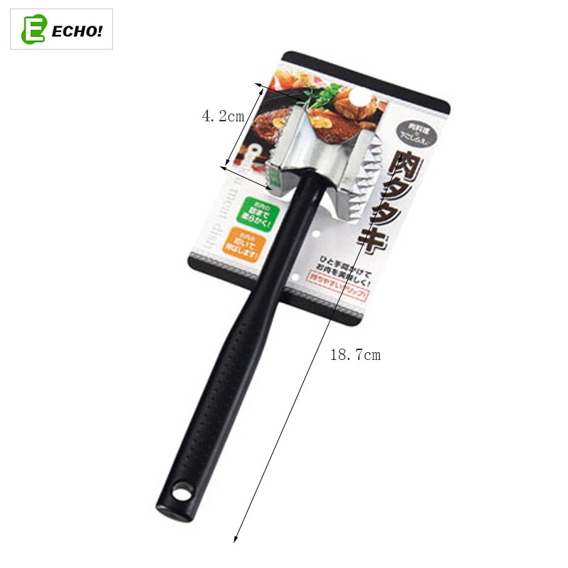 Dụng cụ dần thịt, đập hành tỏi Echo 185mm - Hàng Nội Địa Nhật Bản nhập khẩu