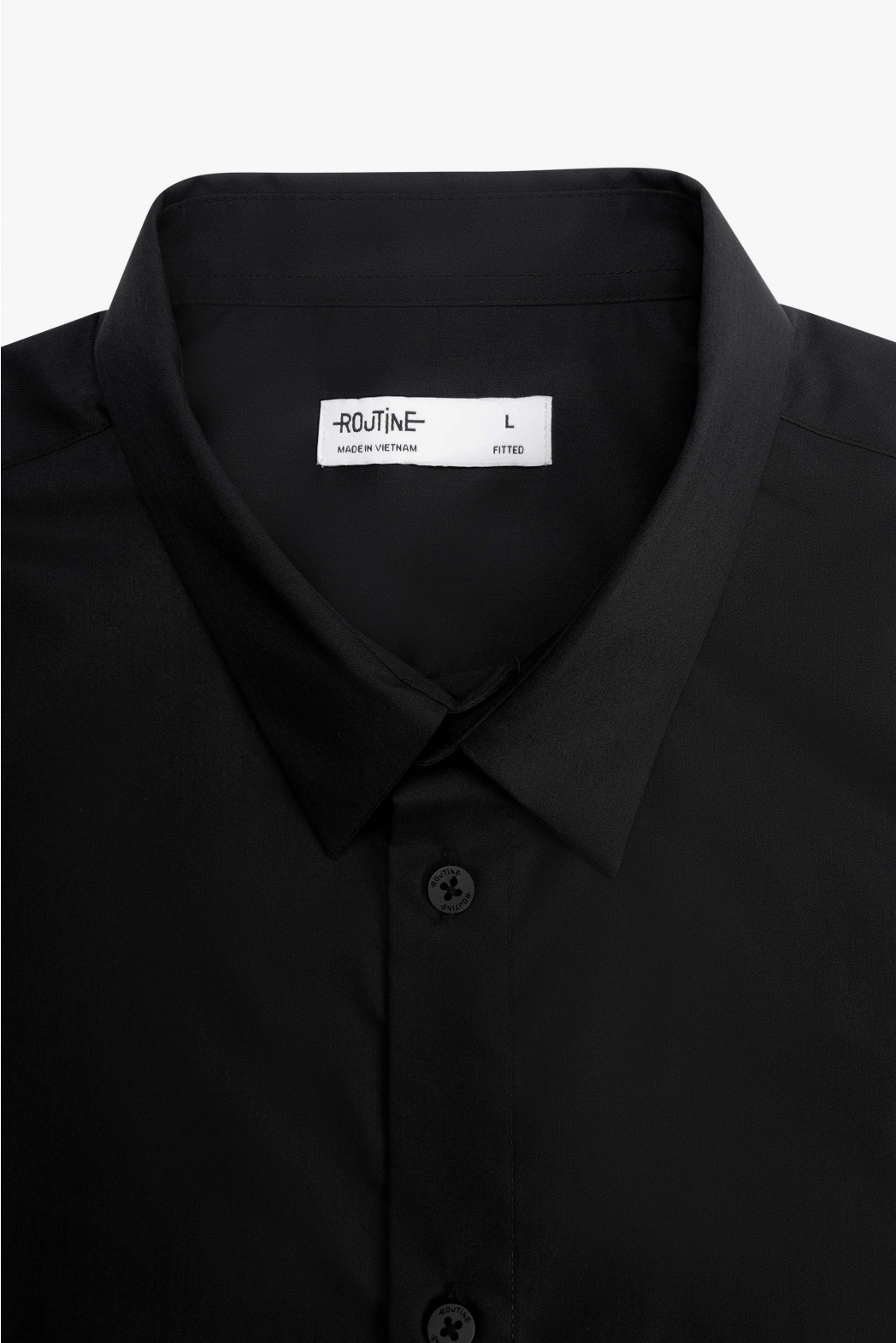 Áo sơ mi tay ngắn ROUTINE vải đanh mịn. Fitted - 10S23SHS001 | LASTORE MENSWEAR