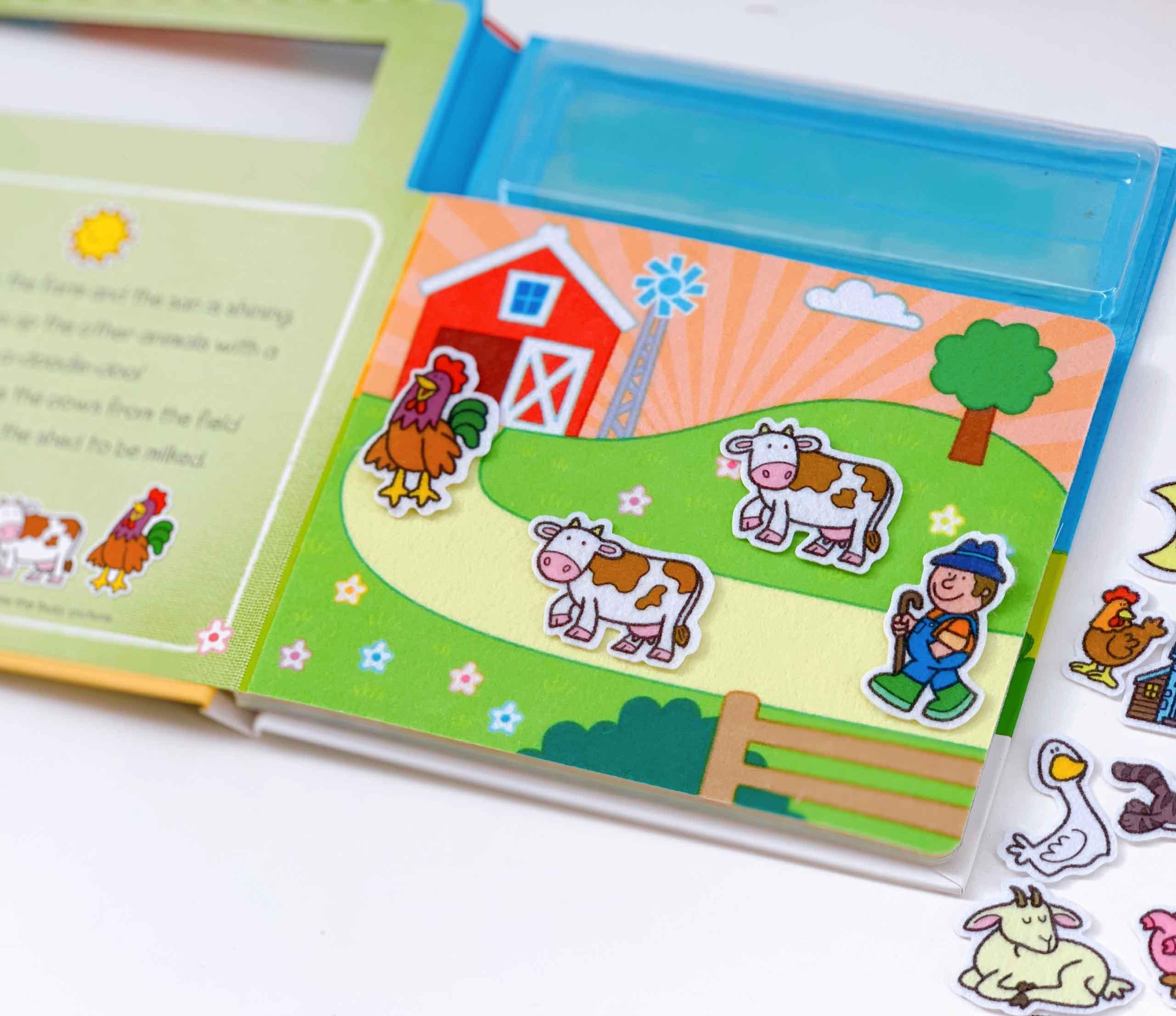 Hình ảnh Play Felt Farm Animals - Activity Book