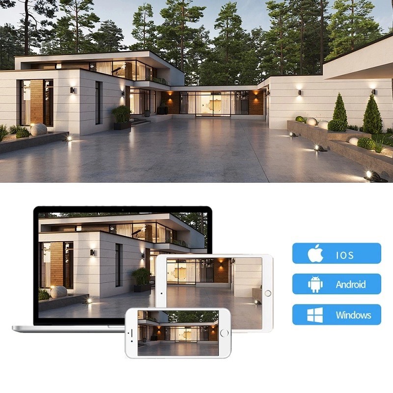 Camera wifi ip ngoài trời C13s Vstarcam 1080p 2MB , Báo động hú còi ,Có ghi âm thanh , Kèm thẻ 32GB A1 Lexar - Hàng chính hãng