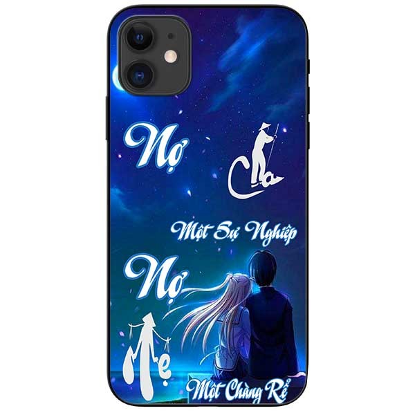 Ốp lưng dành cho Iphone 12 Mini mẫu Nợ Cha Một Con Rể