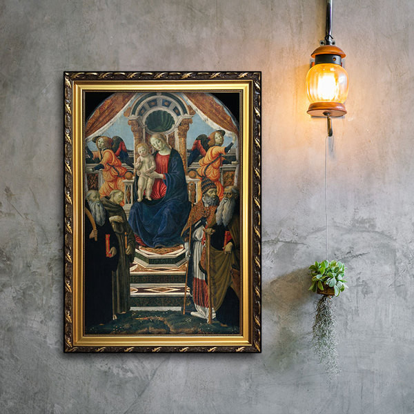 Tranh Thiên Chúa - Tranh Đức Mẹ, Chúa, Các Thánh Và Thiên Thần W627