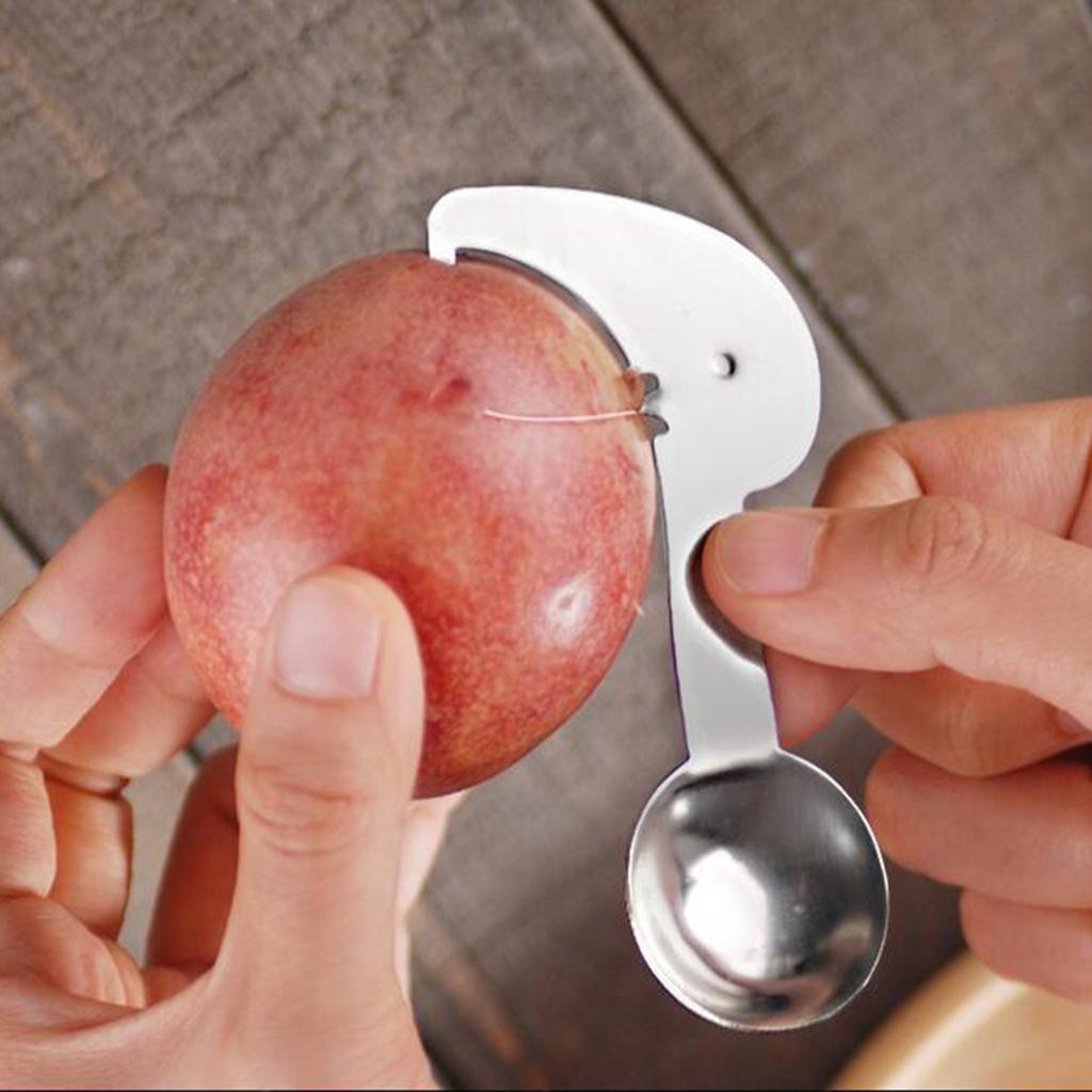 Stainless Steel Passion Fruit Cutter Carrot Paring Fruit Slicer Kitchen 10cm,