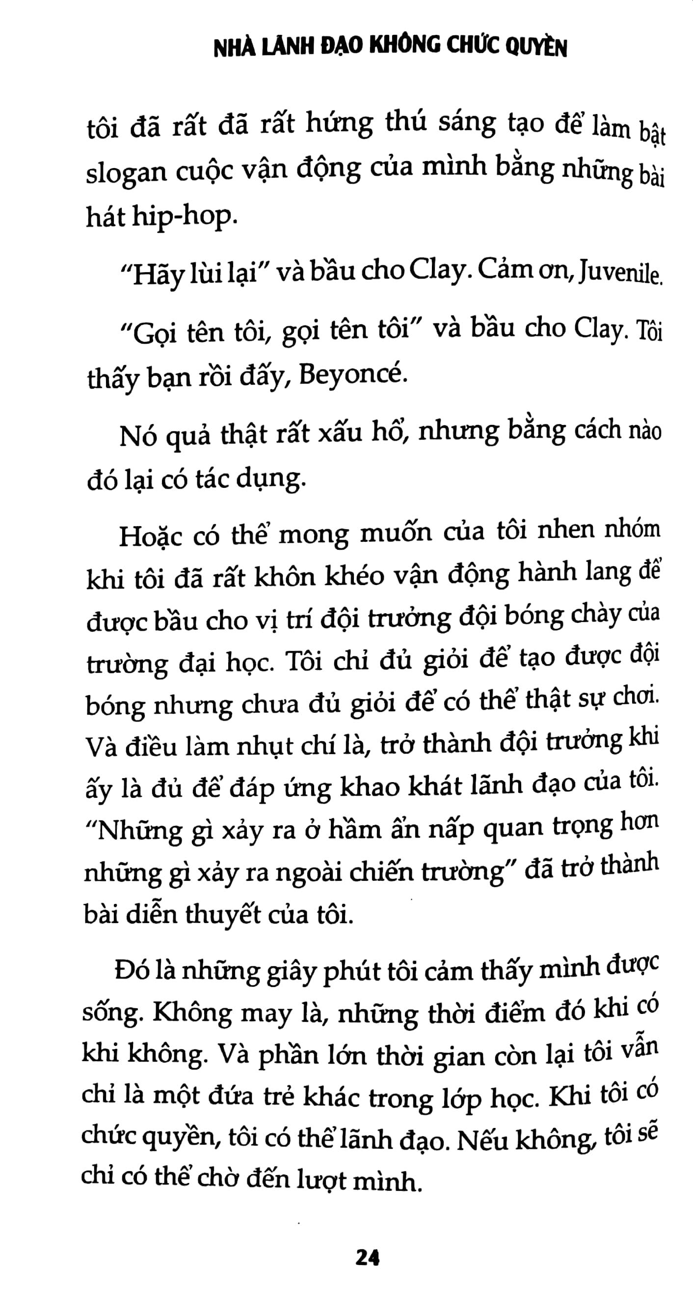 Nhà Lãnh Đạo Không Chức Quyền