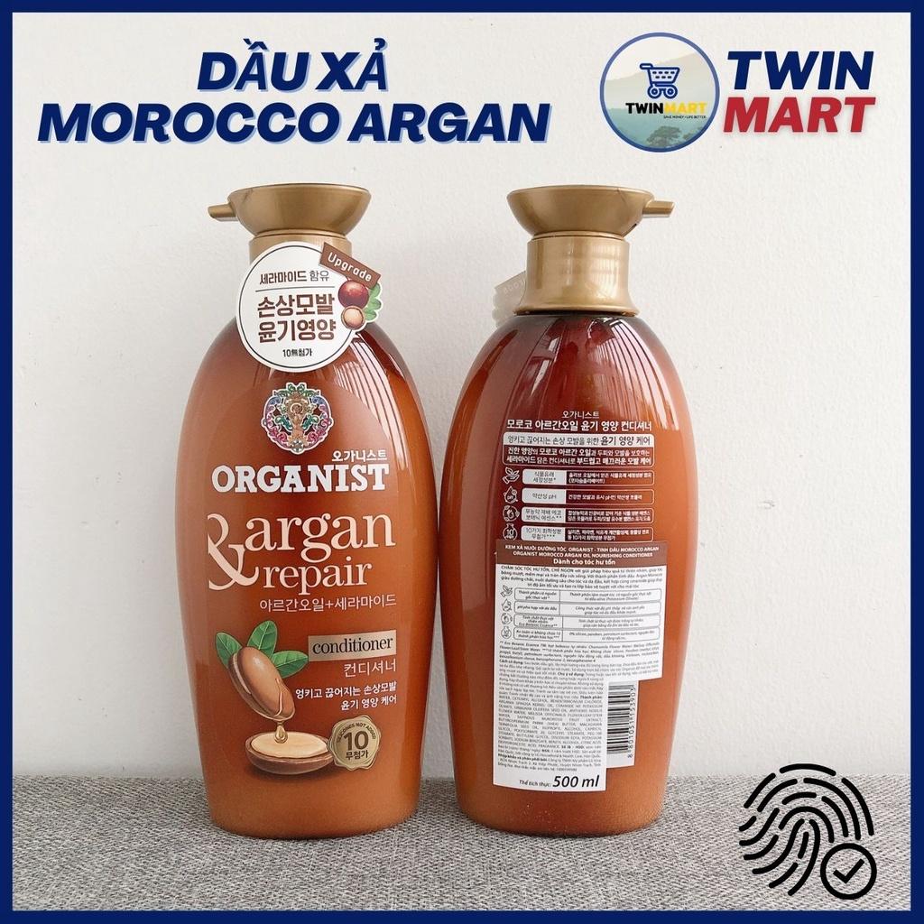 Dầu Gội/Kem xả Nuôi Dưỡng Tóc Organist Hàn Quốc 500ML - Hoa anh đào - Morocco Argan - Gừng & Bạc hà