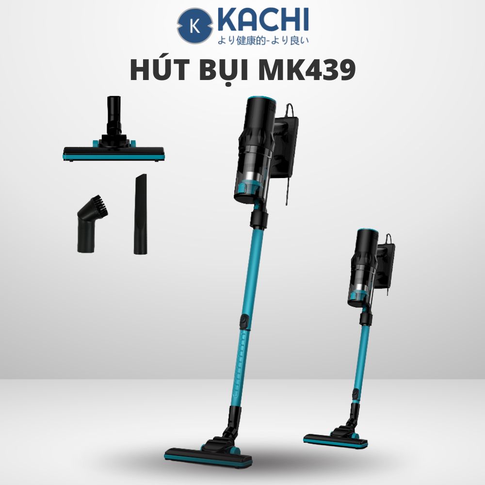 Máy Hút Bụi Cầm Tay Kachi MK439 – Lực Hút Mạnh 15.000Pa, Gọn Nhẹ, Hiệu Quả Tối Ưu - hàng chính hãng