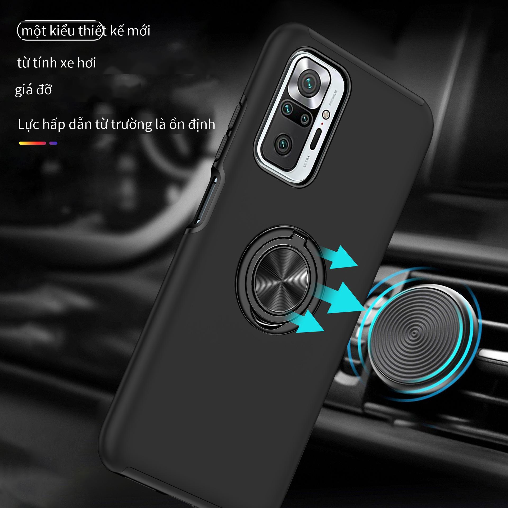 Đảm bảo chất lượng Vỏ điện thoại di động Yinshen phù hợp cho Xiaomi note10 \ note 10pro cảm giác da hút từ tính giá đỡ vô hình chống rơi