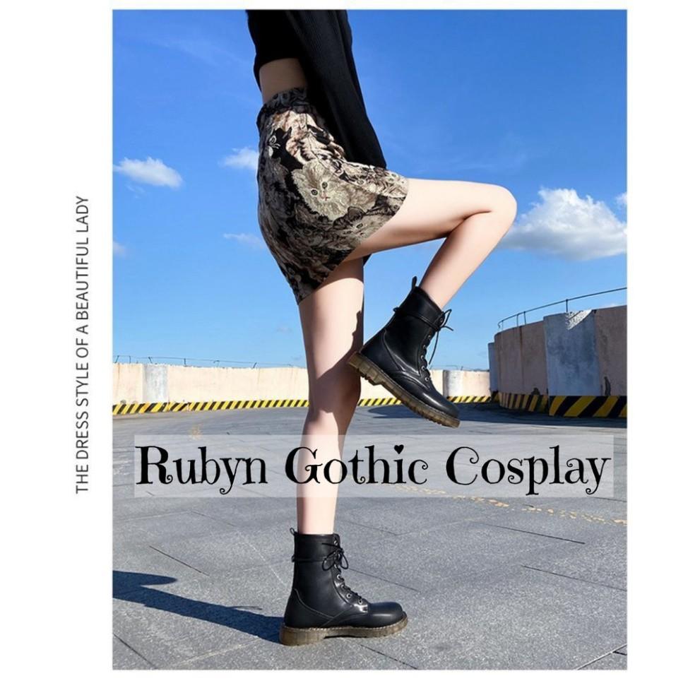 Giày Boots Cổ Cao Dr Martens cá tính mới 2020 da mềm