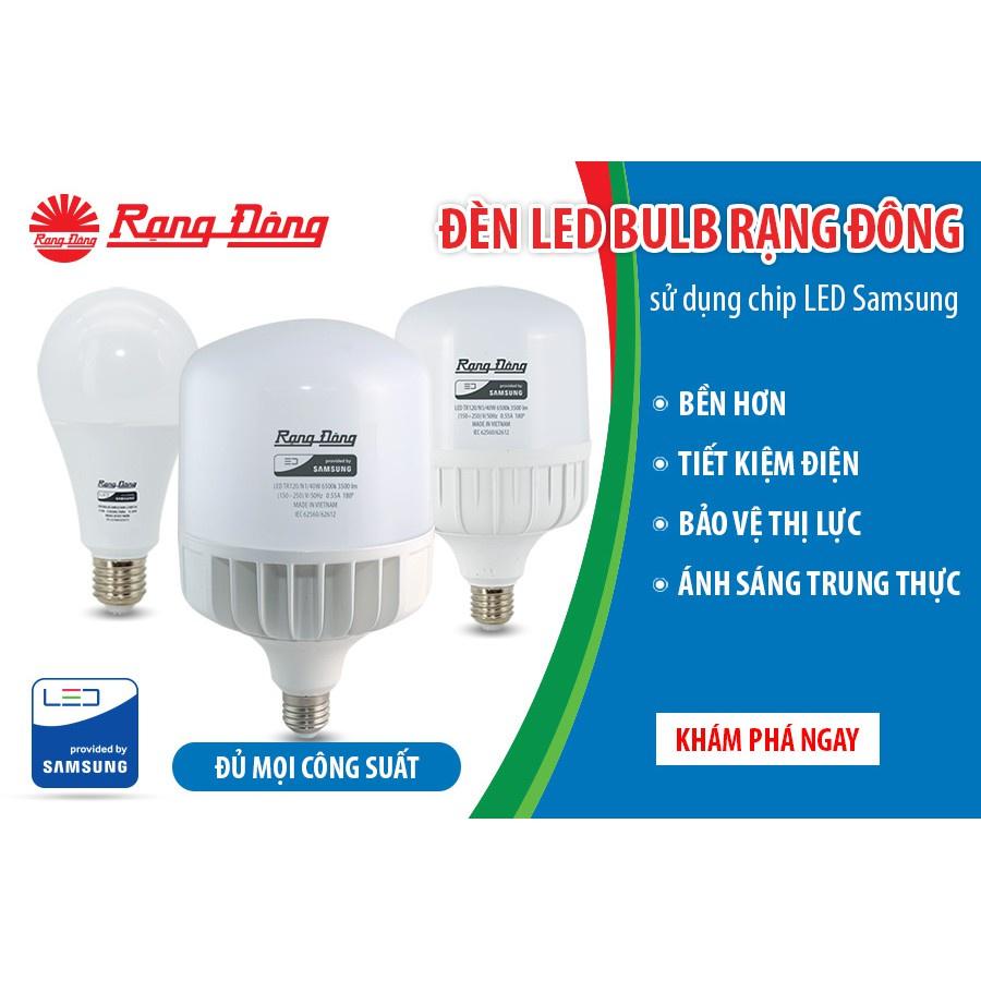 Bóng đèn LED BULB Rạng Đông Trụ Nhôm 80W - Model: LED TR140NĐ.80W.H