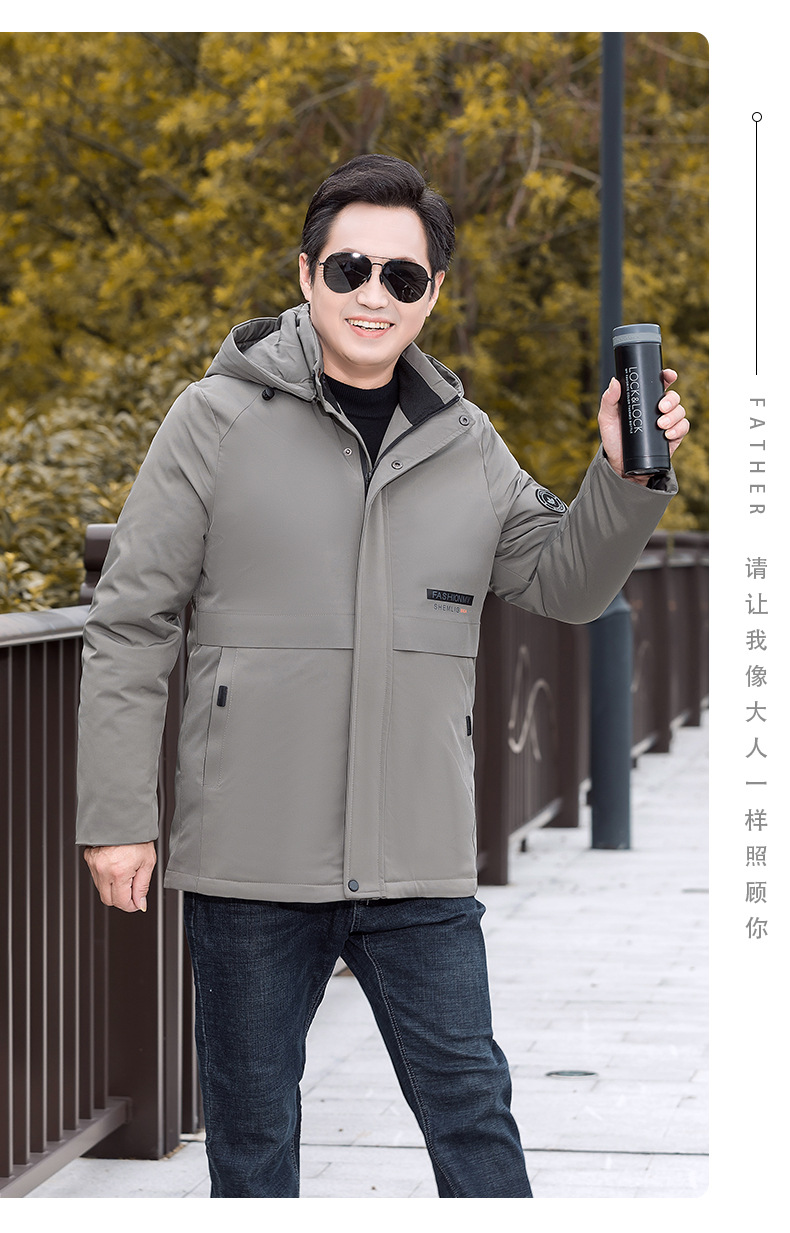 Áo Khoác Cotton Dày Ấm Có Mũ Cho Nam AK14 - hàng Quảng Châu Cao Cấp