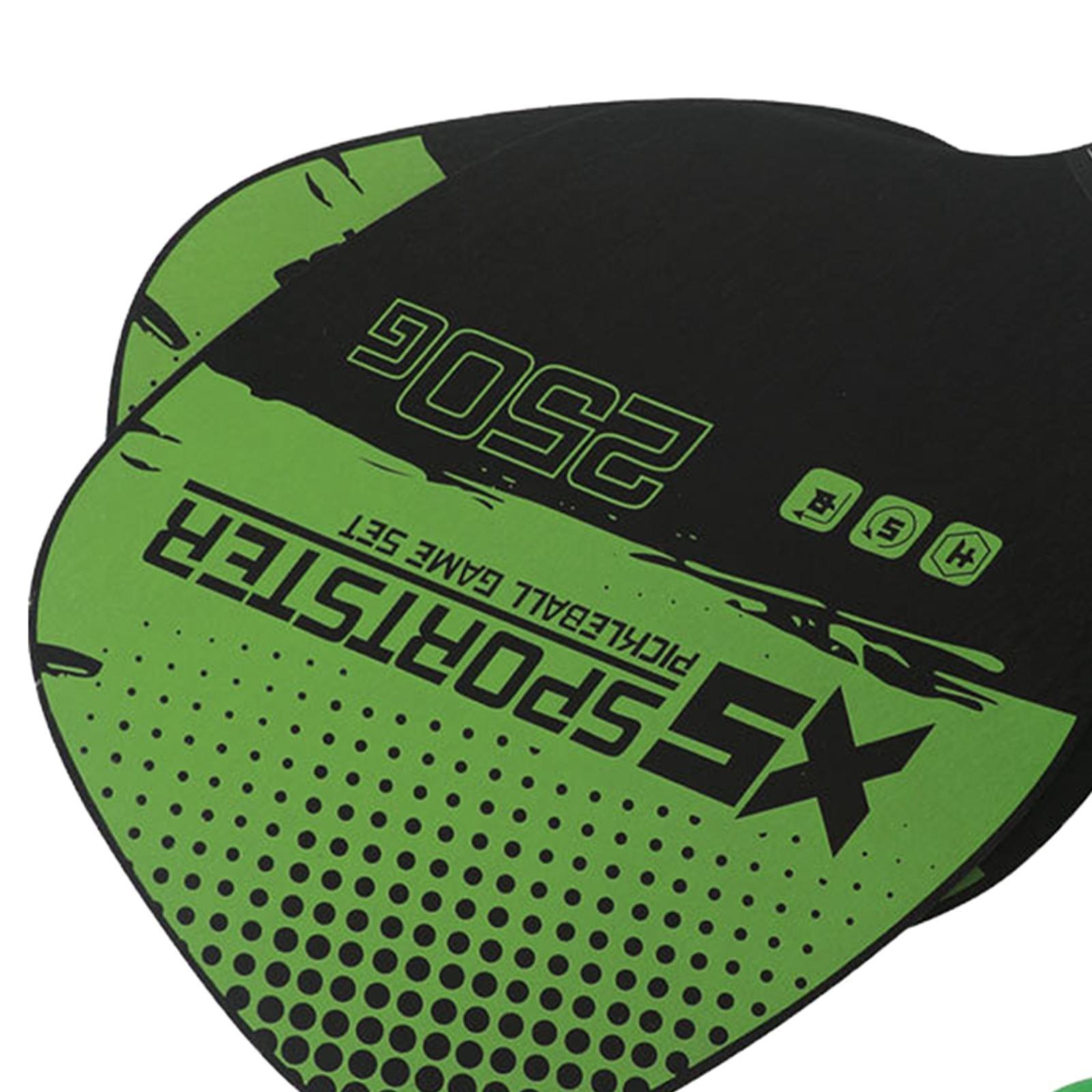 Pickleball Paddles Set of 2 Pickleball Rackets Professional with Carrying Bag Paddle for Pickleball and Ball Set Beginners 2 Players Unisex Pros