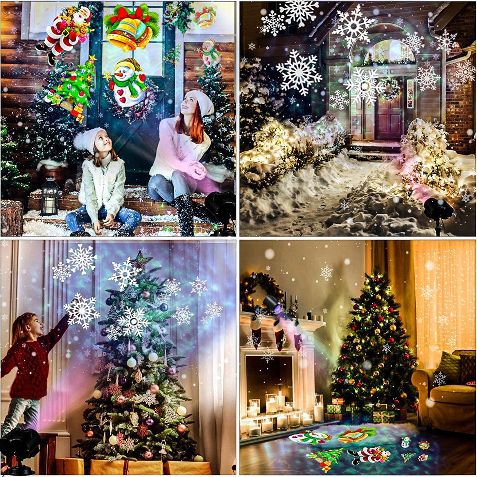 Đèn Chiếu Giáng Sinh Halloween Ngoài Trời, 26 Hiệu Ứng Hd Sóng Biển 3D & Mẫu Cho Bữa Tiệc Ngày Lễ Trang Trí Giáng Sinh