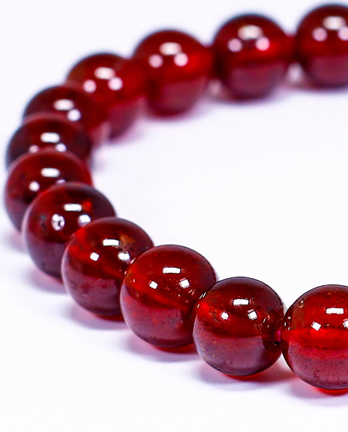 Vòng tay đá Garnet VIP mệnh hỏa, thổ - Ngọc Quý Gemstones