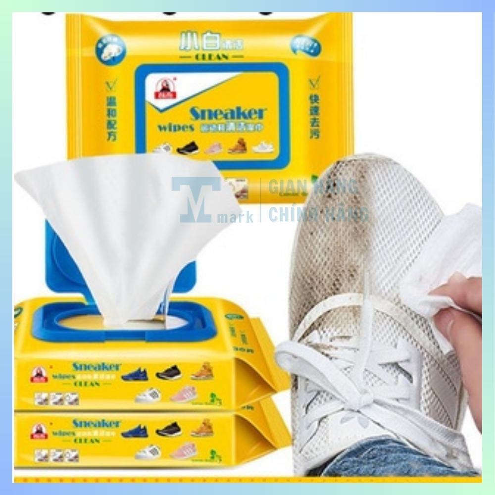 Giấy lau giày sneaker bịch 30 tờ ,tiện lợi siêu sạch vệ sinh giày gọn nhẹ nhỏ gọn dễ dàng mang theo