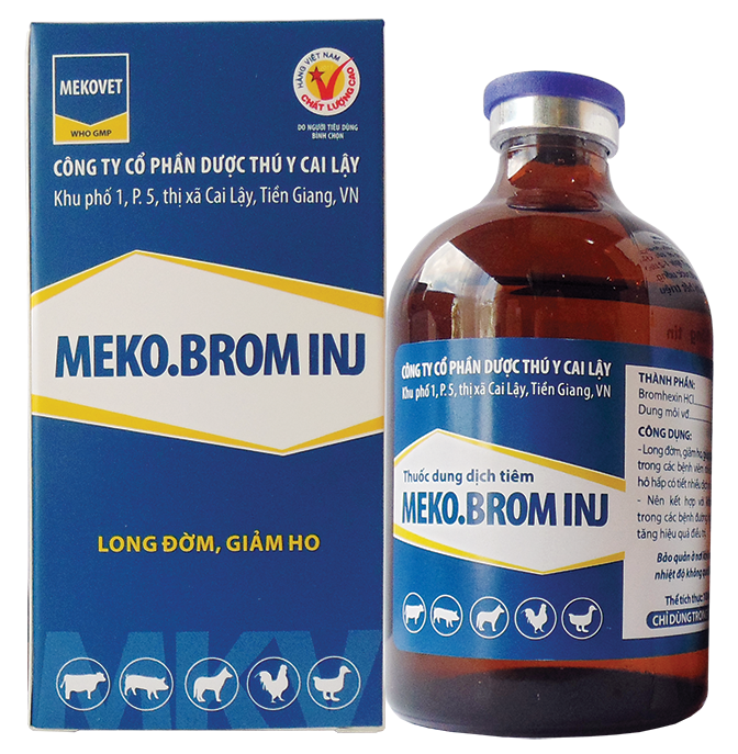 Thuốc dung dịch tiêm MEKO BROMINJ