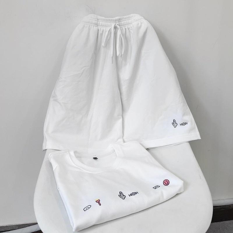 Bộ Quần Áo Hoạ Tiết Icon Cute Hot Trend ulzzang unisex