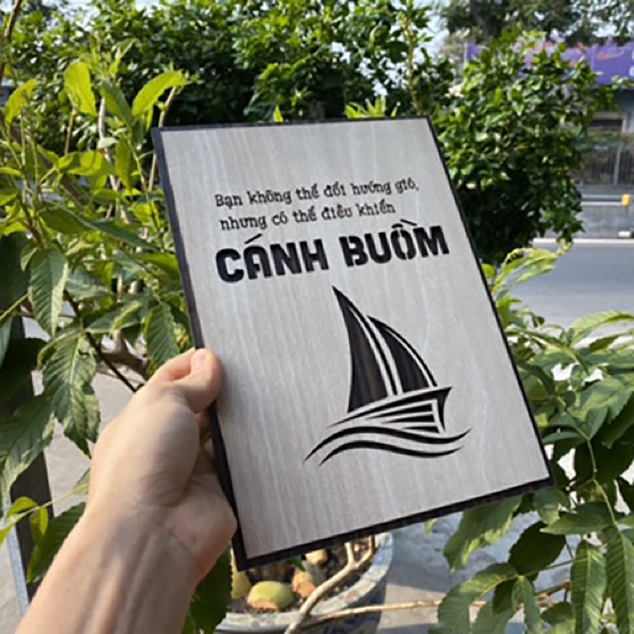 tranh treo tường- Bạn không thể thay đổi hướng gió, nhưng có thể  điều khiển cánh buồm