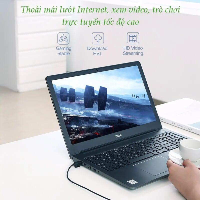 Ugreen UG70333NW122TK 1.5m cáp mạng cat6a utp od2.8 siêu nhỏ thuần đồng - HÀNG CHÍNH HÃNG