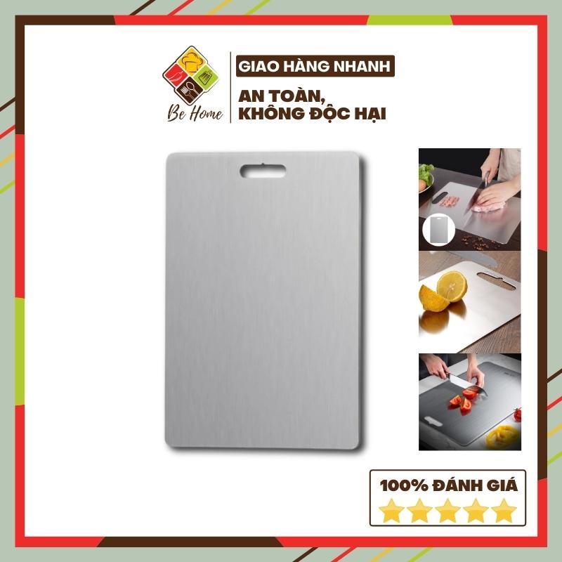 Thớt Inox 304 Cao Cấp Kháng Khuẩn Cường Lực- Vệ Sinh Dễ Dàng- Rã Đông Nhanh - Chống Ẩm Mốc