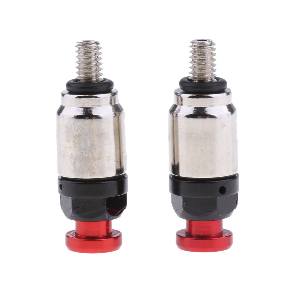 Blue M4 x 0.7mm Dirt Bike Fork Air Bleeder Pressure Relief Valve for