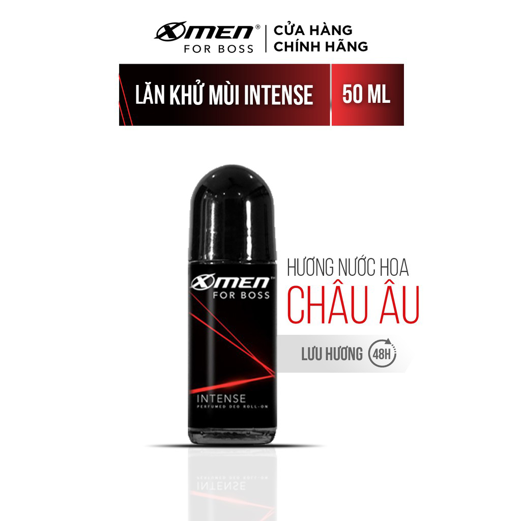 Lăn khử mùi X-Men For Boss Intense - Hương trầm mạnh mẽ 50ml